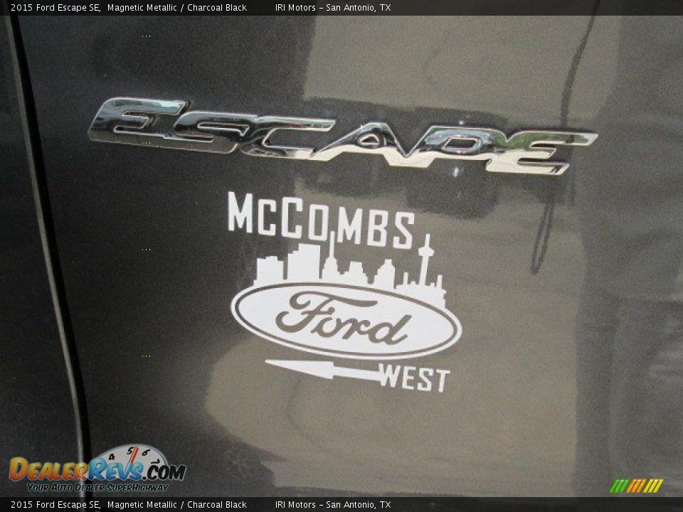 2015 Ford Escape SE Magnetic Metallic / Charcoal Black Photo #14