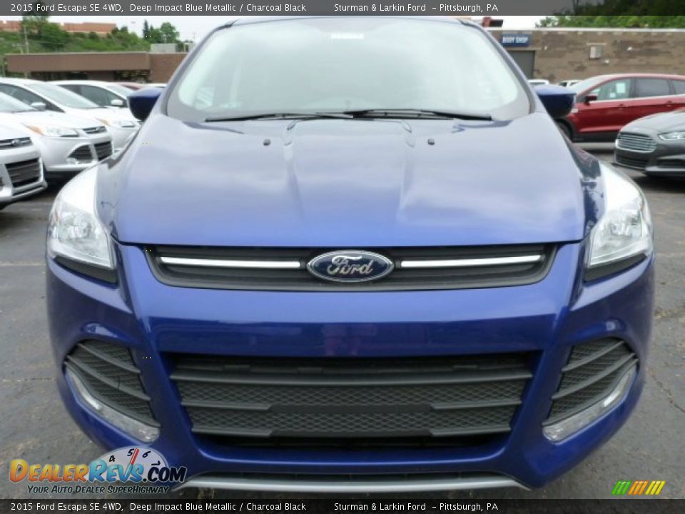 2015 Ford Escape SE 4WD Deep Impact Blue Metallic / Charcoal Black Photo #6