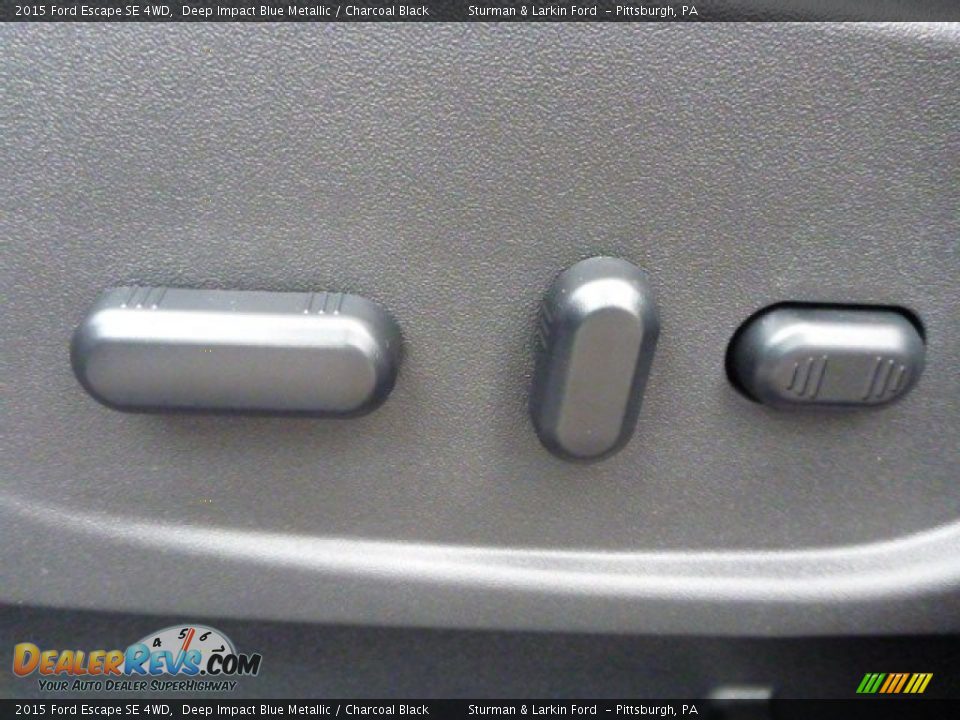 2015 Ford Escape SE 4WD Deep Impact Blue Metallic / Charcoal Black Photo #12