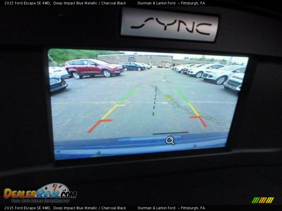 2015 Ford Escape SE 4WD Deep Impact Blue Metallic / Charcoal Black Photo #13