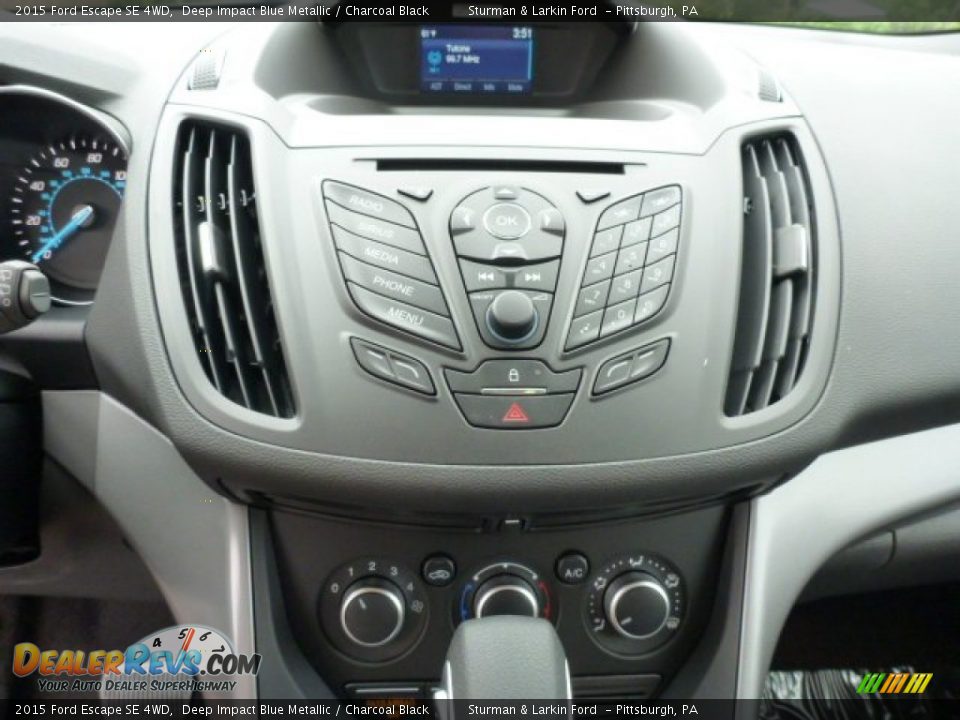 2015 Ford Escape SE 4WD Deep Impact Blue Metallic / Charcoal Black Photo #14