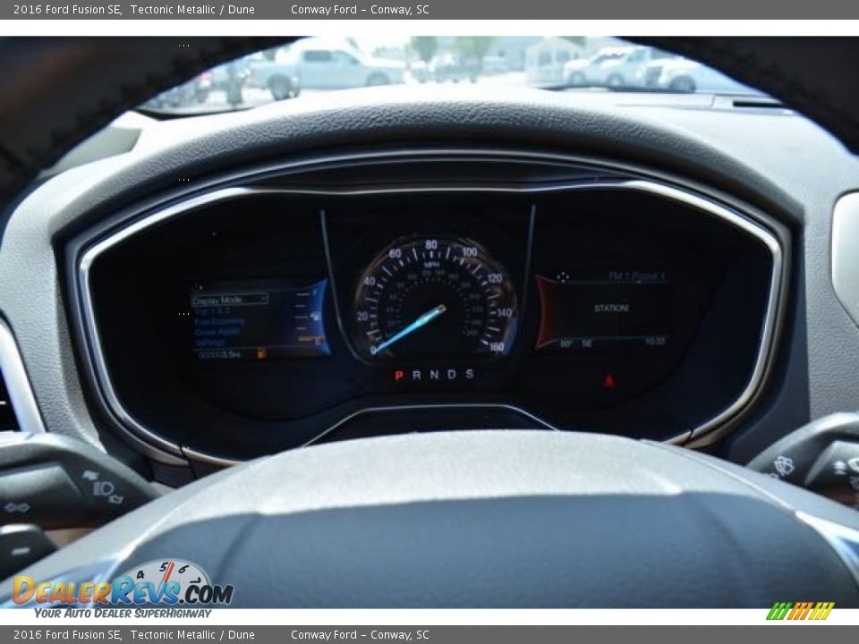 2016 Ford Fusion SE Tectonic Metallic / Dune Photo #22