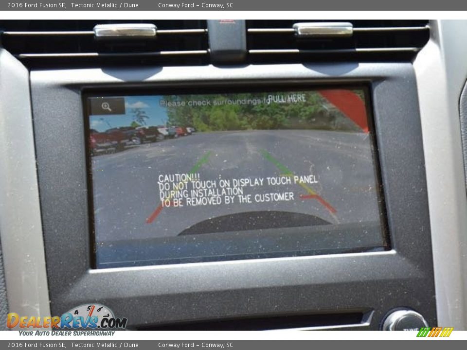 2016 Ford Fusion SE Tectonic Metallic / Dune Photo #30