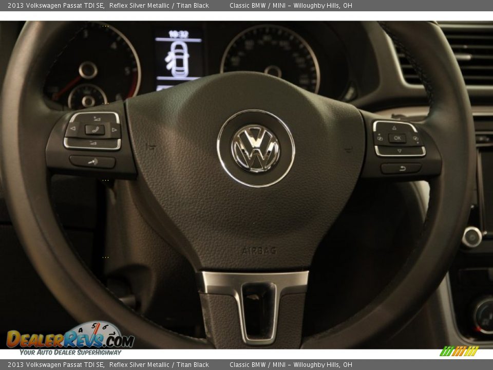 2013 Volkswagen Passat TDI SE Reflex Silver Metallic / Titan Black Photo #6