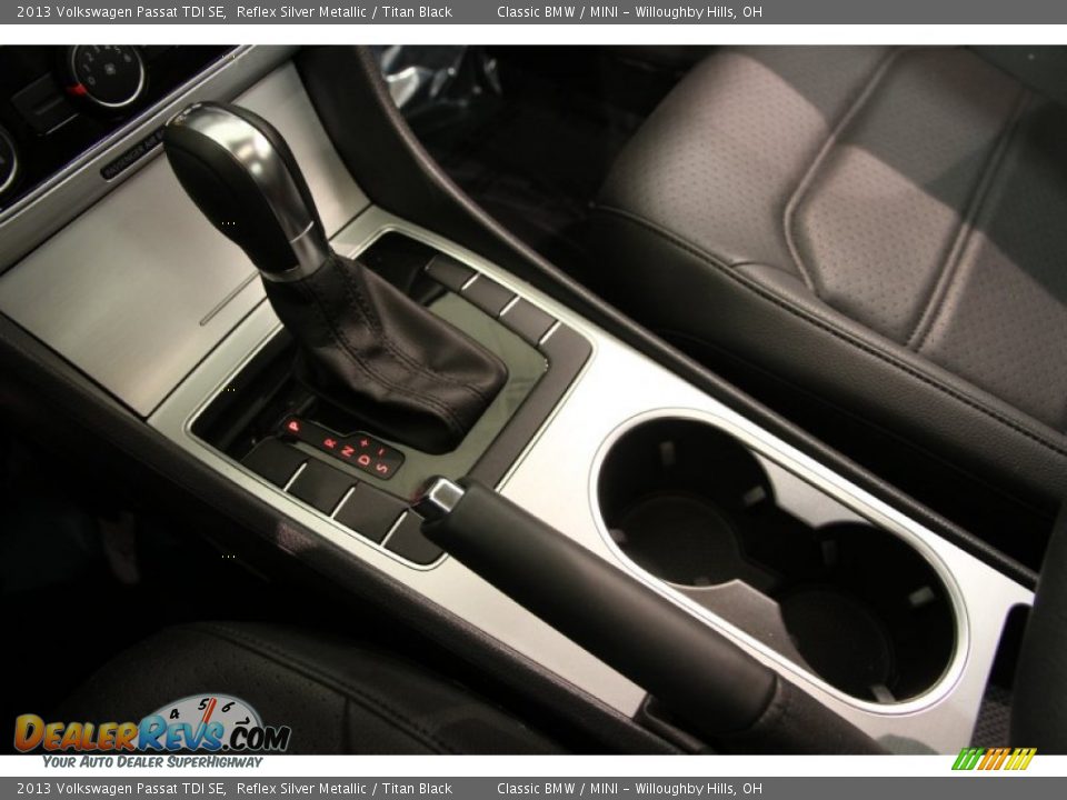 2013 Volkswagen Passat TDI SE Reflex Silver Metallic / Titan Black Photo #10