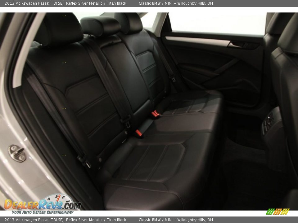 2013 Volkswagen Passat TDI SE Reflex Silver Metallic / Titan Black Photo #12