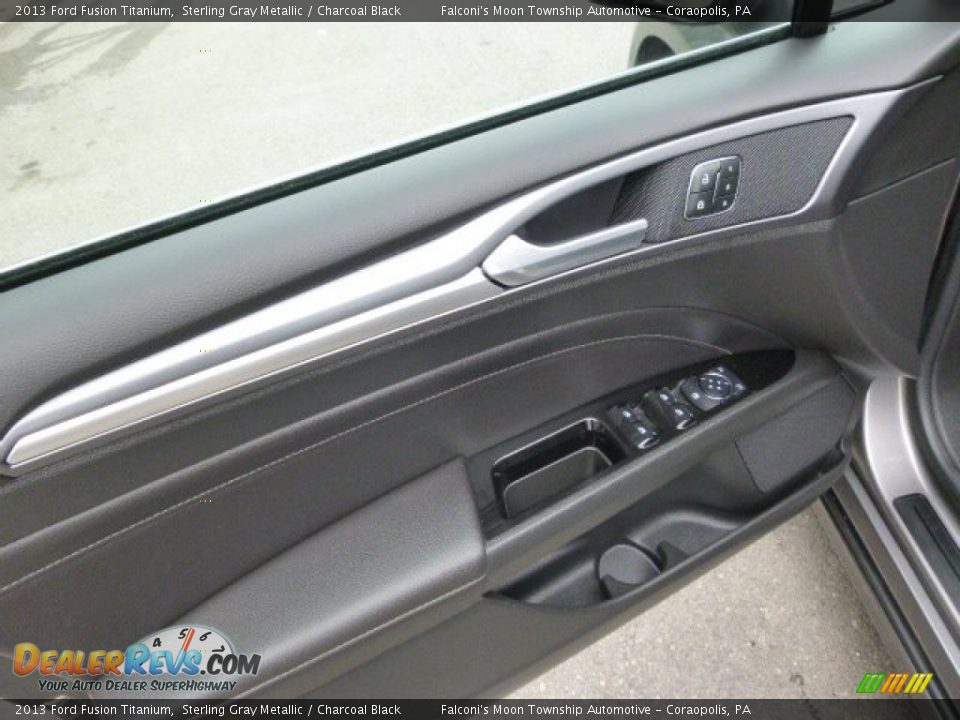 2013 Ford Fusion Titanium Sterling Gray Metallic / Charcoal Black Photo #20