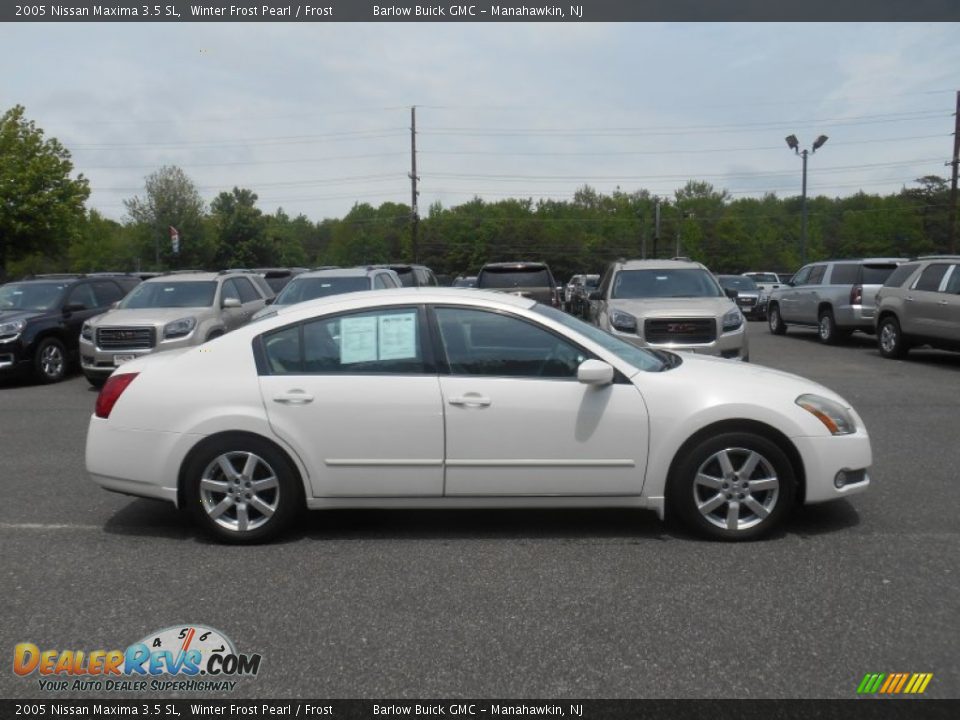 2005 Nissan Maxima 3.5 SL Winter Frost Pearl / Frost Photo #2