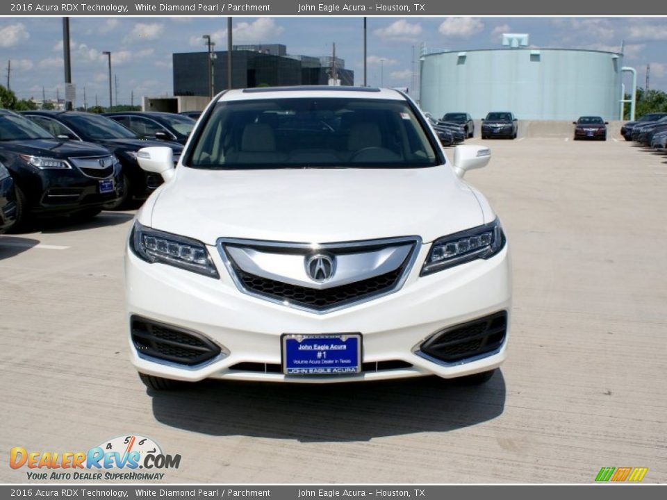 2016 Acura RDX Technology White Diamond Pearl / Parchment Photo #2