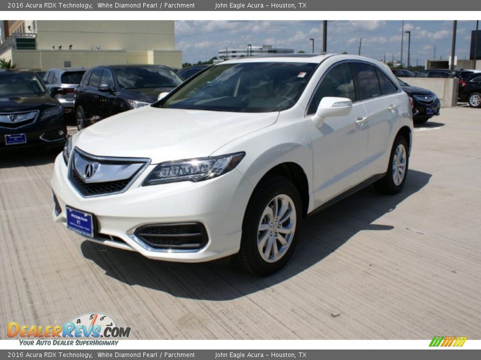 2016 Acura RDX Technology White Diamond Pearl / Parchment Photo #3