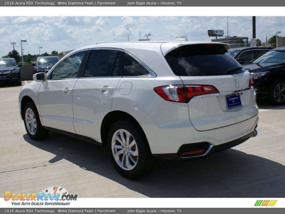 2016 Acura RDX Technology White Diamond Pearl / Parchment Photo #5