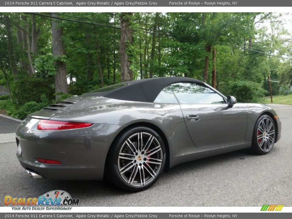 2014 Porsche 911 Carrera S Cabriolet Agate Grey Metallic / Agate Grey/Pebble Grey Photo #8