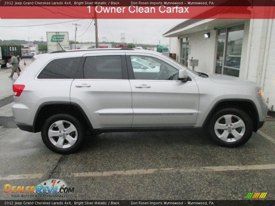 2012 Jeep Grand Cherokee Laredo 4x4 Bright Silver Metallic / Black Photo #2