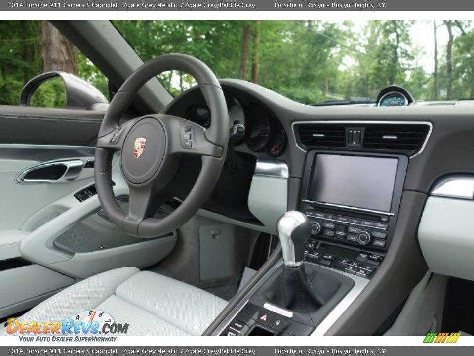 2014 Porsche 911 Carrera S Cabriolet Agate Grey Metallic / Agate Grey/Pebble Grey Photo #19