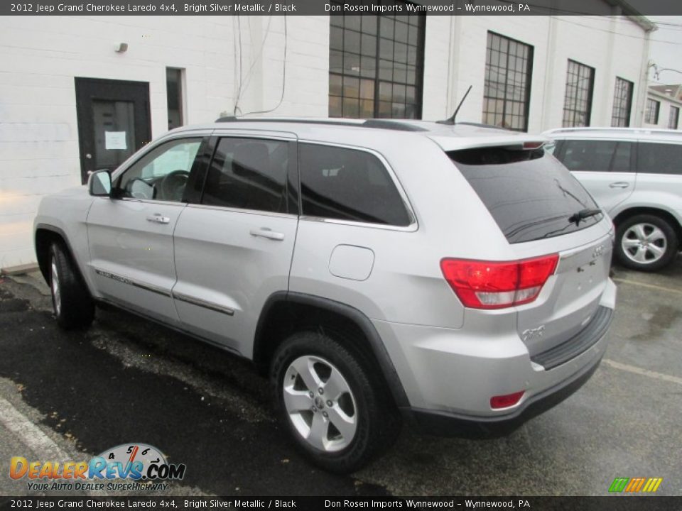 2012 Jeep Grand Cherokee Laredo 4x4 Bright Silver Metallic / Black Photo #10