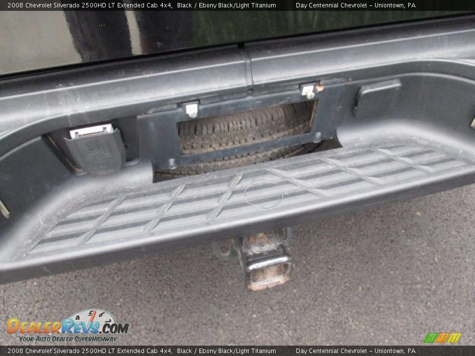 2008 Chevrolet Silverado 2500HD LT Extended Cab 4x4 Black / Ebony Black/Light Titanium Photo #7
