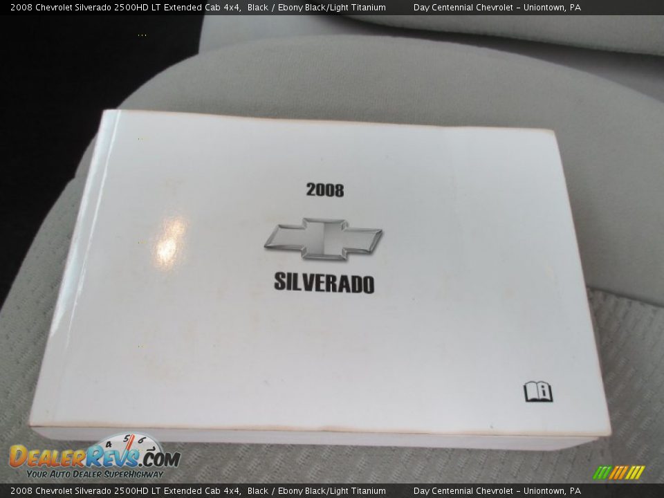 2008 Chevrolet Silverado 2500HD LT Extended Cab 4x4 Black / Ebony Black/Light Titanium Photo #24