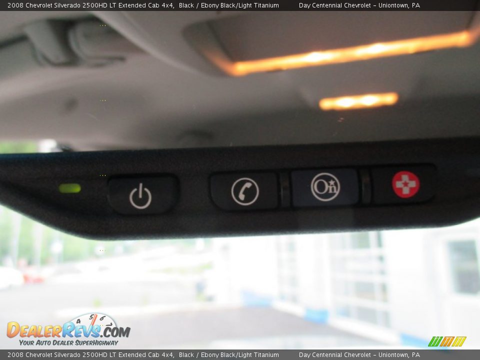 2008 Chevrolet Silverado 2500HD LT Extended Cab 4x4 Black / Ebony Black/Light Titanium Photo #29
