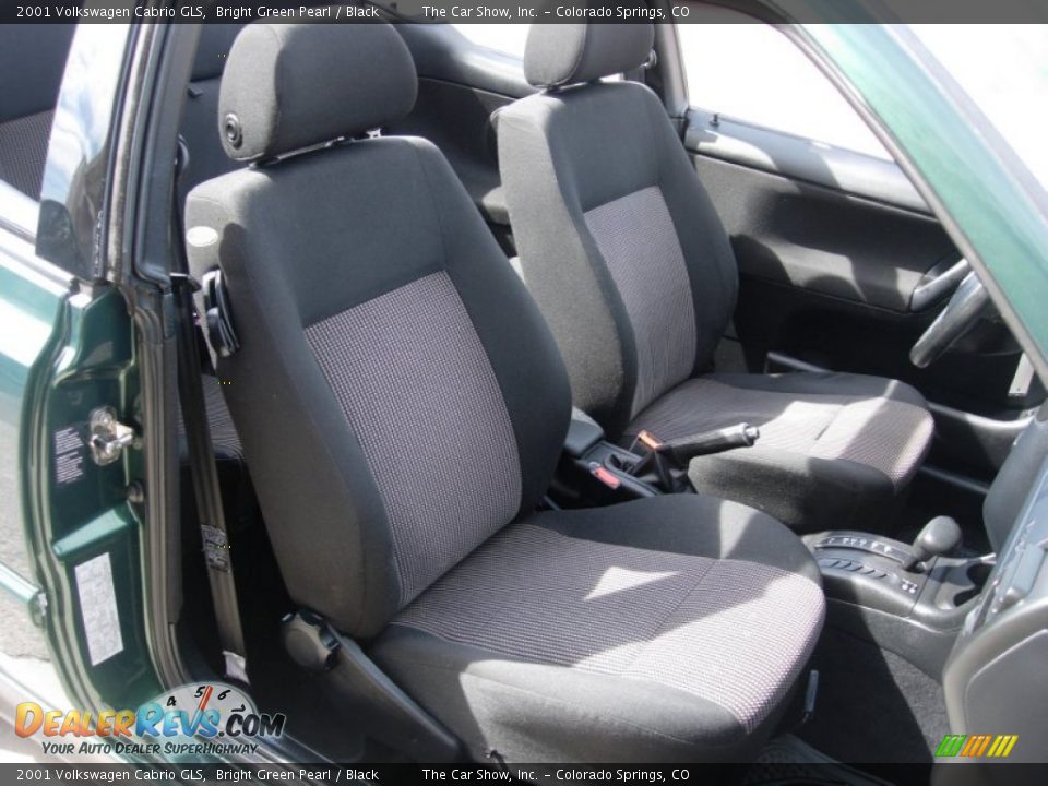 2001 Volkswagen Cabrio GLS Bright Green Pearl / Black Photo #20