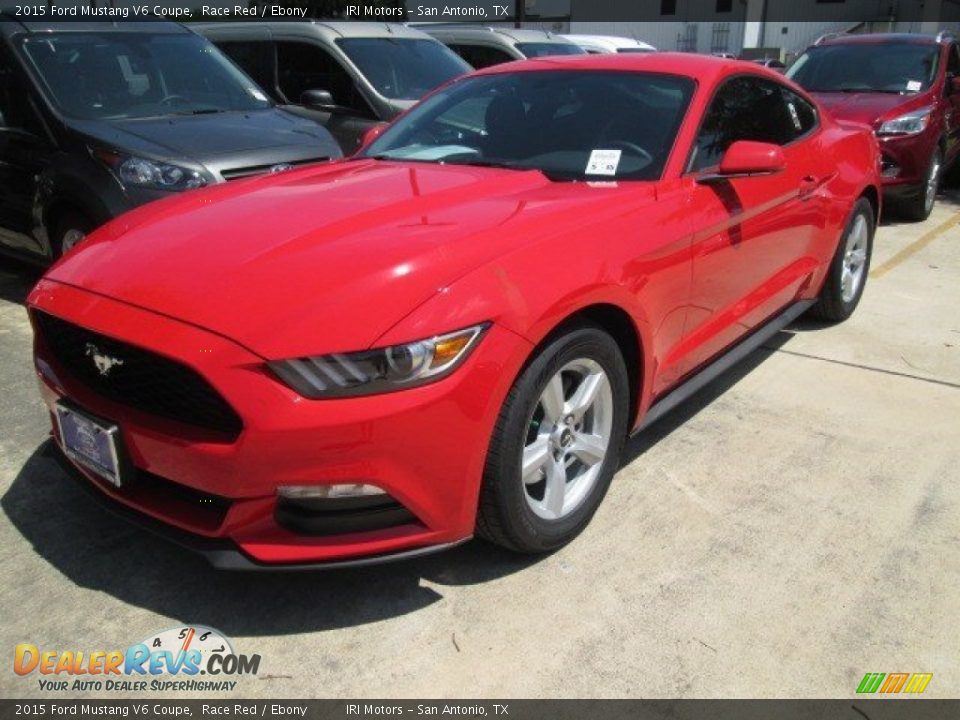 2015 Ford Mustang V6 Coupe Race Red / Ebony Photo #7