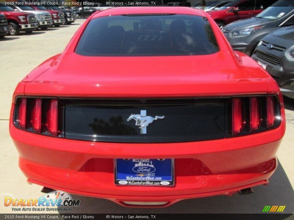 2015 Ford Mustang V6 Coupe Race Red / Ebony Photo #9