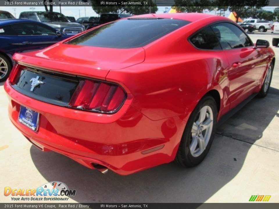 2015 Ford Mustang V6 Coupe Race Red / Ebony Photo #11