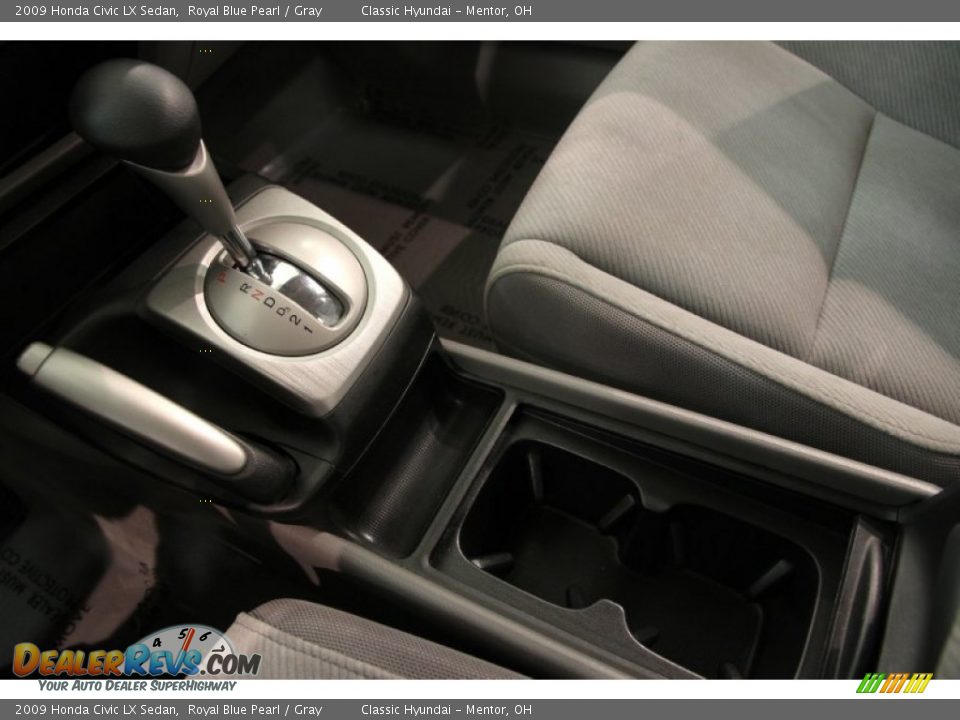 2009 Honda Civic LX Sedan Royal Blue Pearl / Gray Photo #10