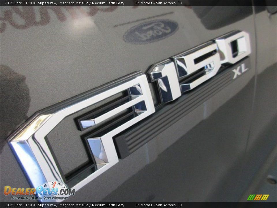 2015 Ford F150 XL SuperCrew Magnetic Metallic / Medium Earth Gray Photo #4