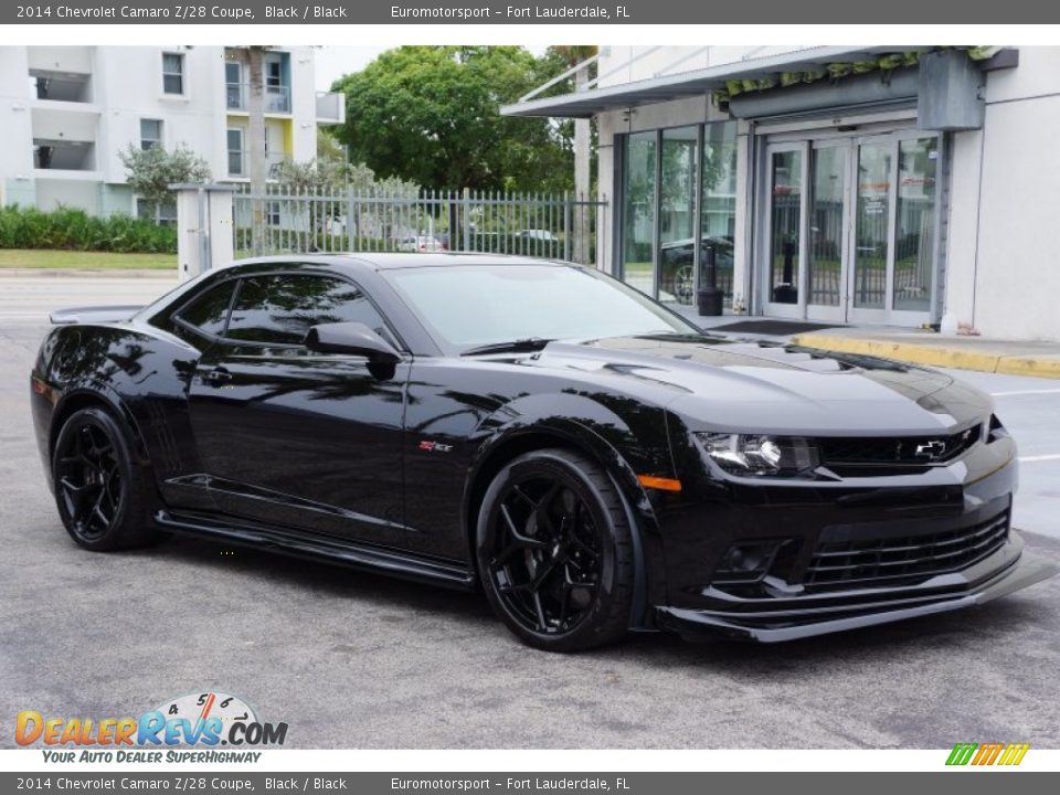2014 Chevrolet Camaro Z/28 Coupe Black / Black Photo #3
