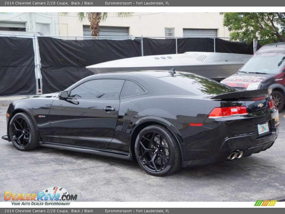 2014 Chevrolet Camaro Z/28 Coupe Black / Black Photo #8