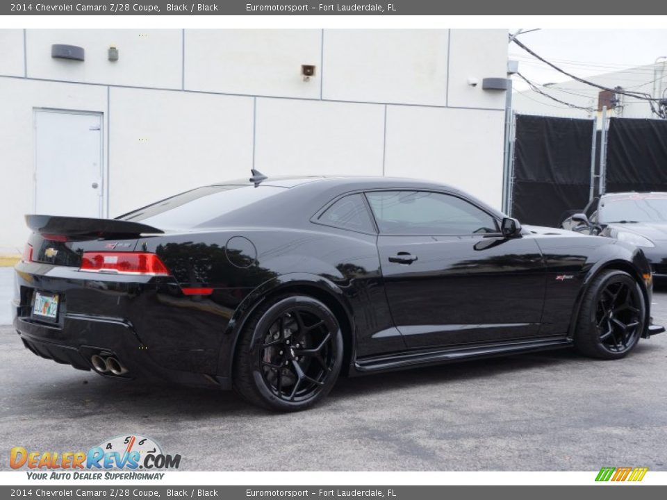 2014 Chevrolet Camaro Z/28 Coupe Black / Black Photo #11