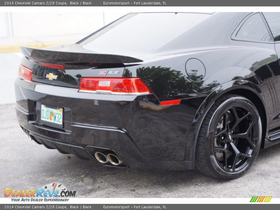 2014 Chevrolet Camaro Z/28 Coupe Black / Black Photo #12