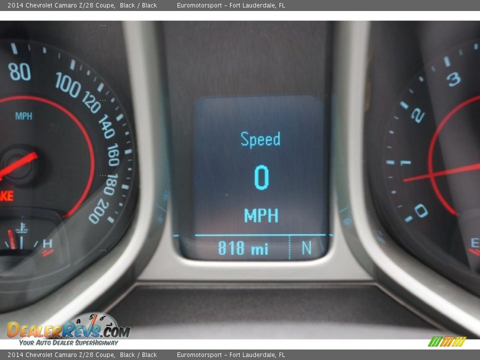 2014 Chevrolet Camaro Z/28 Coupe Black / Black Photo #46