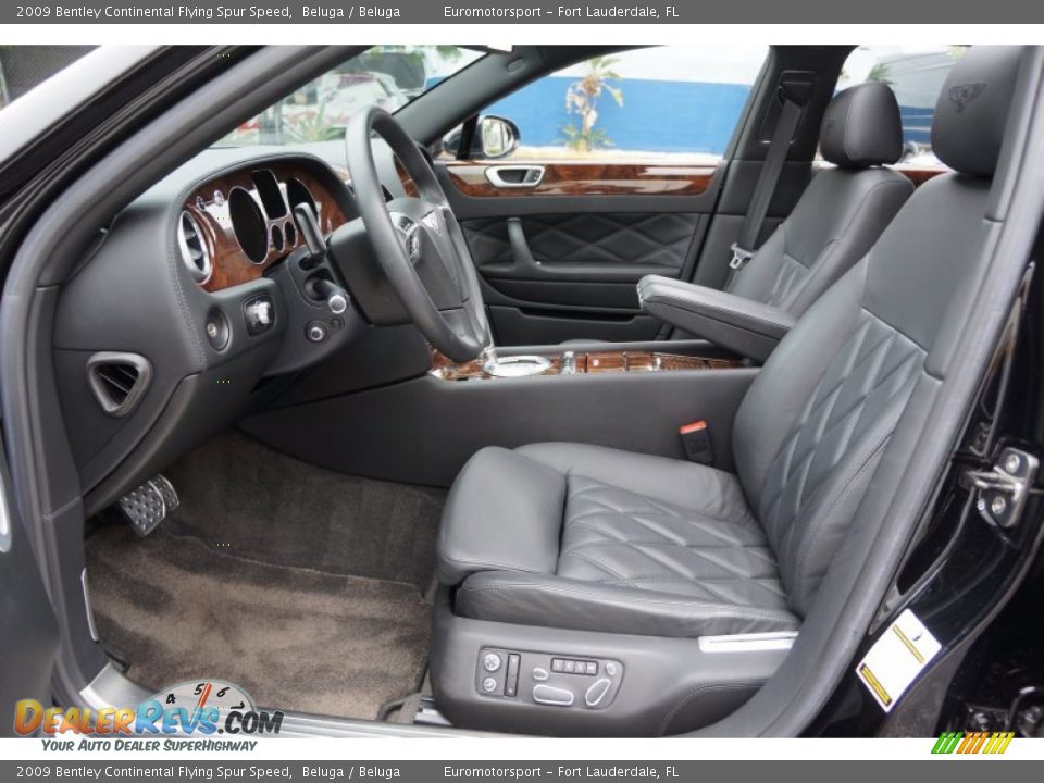 Front Seat of 2009 Bentley Continental Flying Spur Speed Photo #23