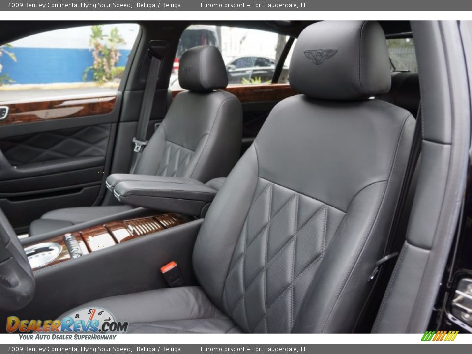 Front Seat of 2009 Bentley Continental Flying Spur Speed Photo #24
