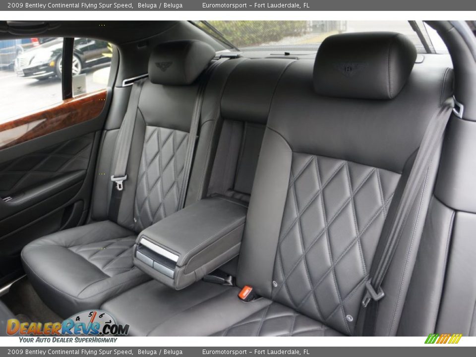 Rear Seat of 2009 Bentley Continental Flying Spur Speed Photo #30