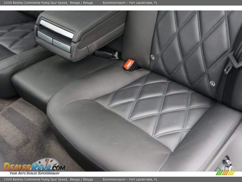 Rear Seat of 2009 Bentley Continental Flying Spur Speed Photo #31