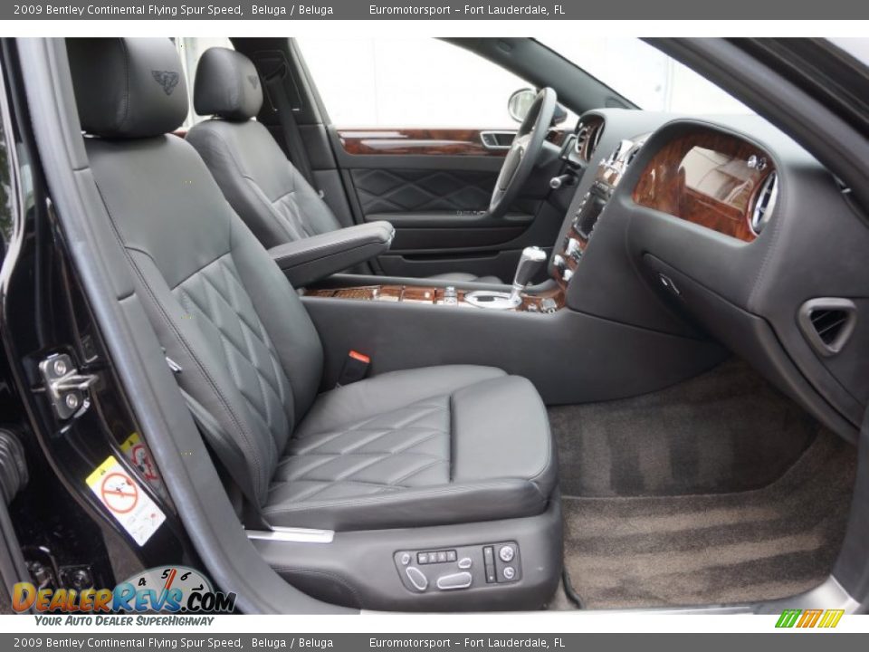 Front Seat of 2009 Bentley Continental Flying Spur Speed Photo #35