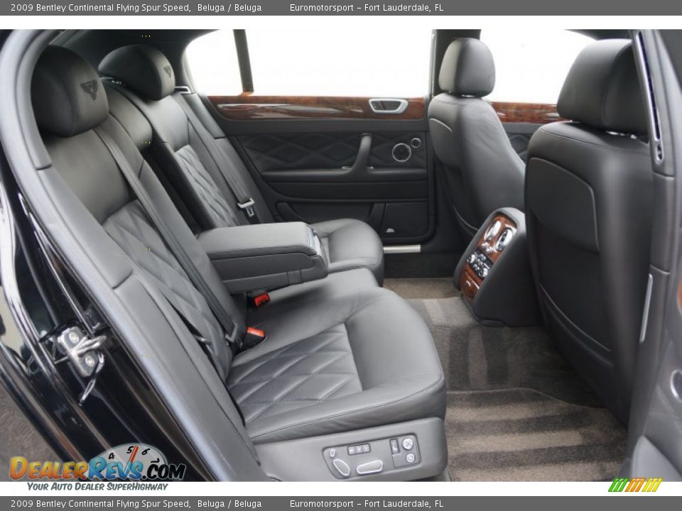 Rear Seat of 2009 Bentley Continental Flying Spur Speed Photo #39