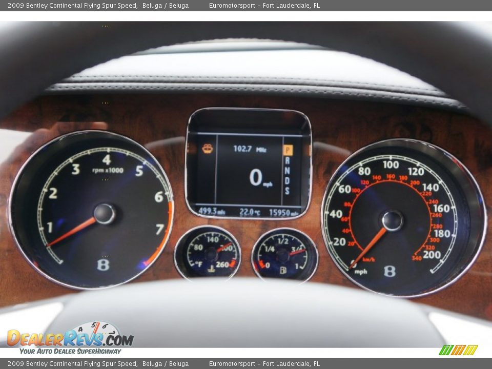 2009 Bentley Continental Flying Spur Speed Gauges Photo #57