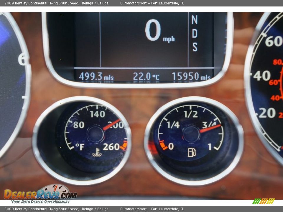 2009 Bentley Continental Flying Spur Speed Gauges Photo #58