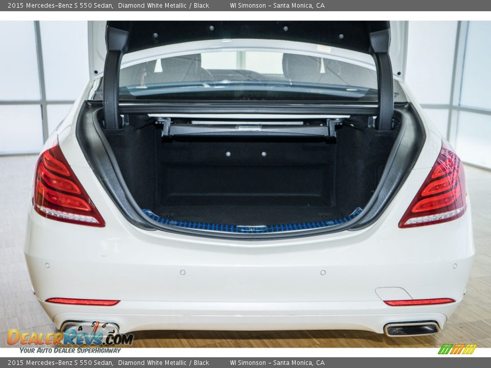 2015 Mercedes-Benz S 550 Sedan Diamond White Metallic / Black Photo #5