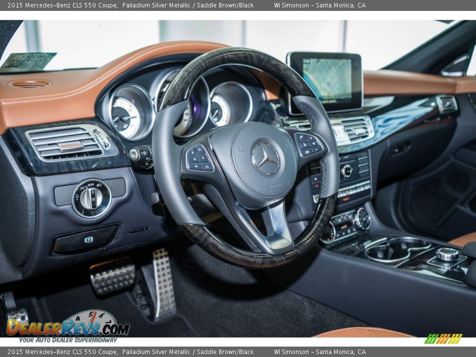 Dashboard of 2015 Mercedes-Benz CLS 550 Coupe Photo #6