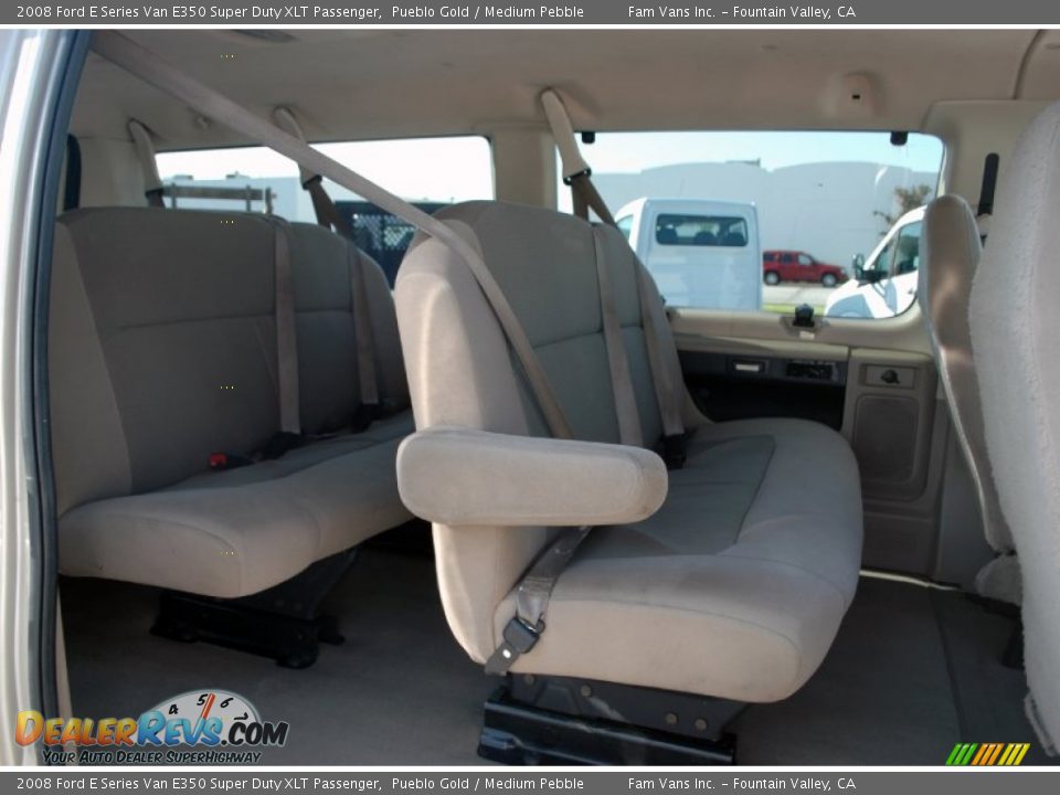 2008 Ford E Series Van E350 Super Duty XLT Passenger Pueblo Gold / Medium Pebble Photo #3
