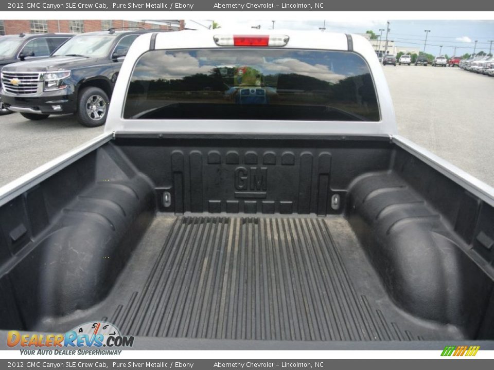 2012 GMC Canyon SLE Crew Cab Pure Silver Metallic / Ebony Photo #18