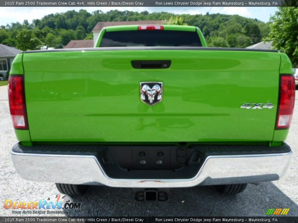 2015 Ram 2500 Tradesman Crew Cab 4x4 Hills Green / Black/Diesel Gray Photo #4