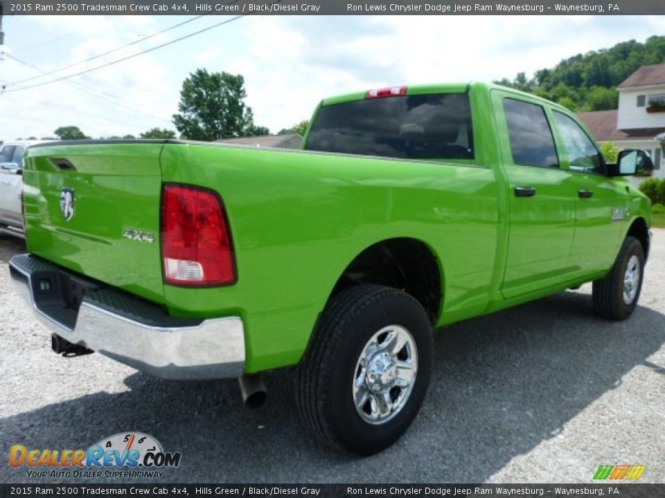 2015 Ram 2500 Tradesman Crew Cab 4x4 Hills Green / Black/Diesel Gray Photo #6