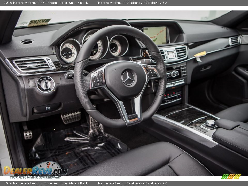 2016 Mercedes-Benz E 350 Sedan Polar White / Black Photo #5