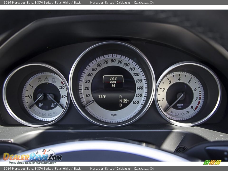 2016 Mercedes-Benz E 350 Sedan Polar White / Black Photo #6