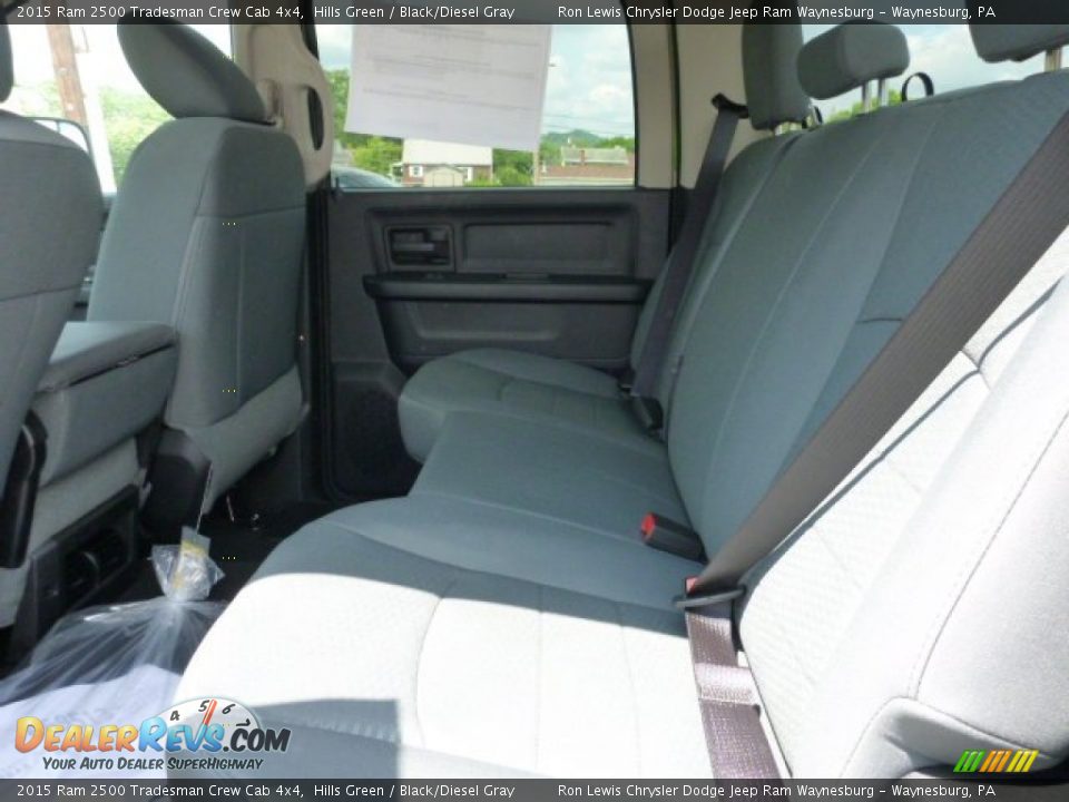 2015 Ram 2500 Tradesman Crew Cab 4x4 Hills Green / Black/Diesel Gray Photo #12